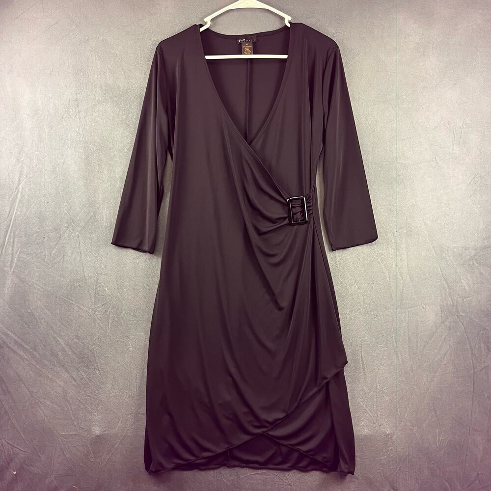 Grace Dresses Women's Medium Dress Black Goth Midi Cocktail Tiered Witchy Fairy